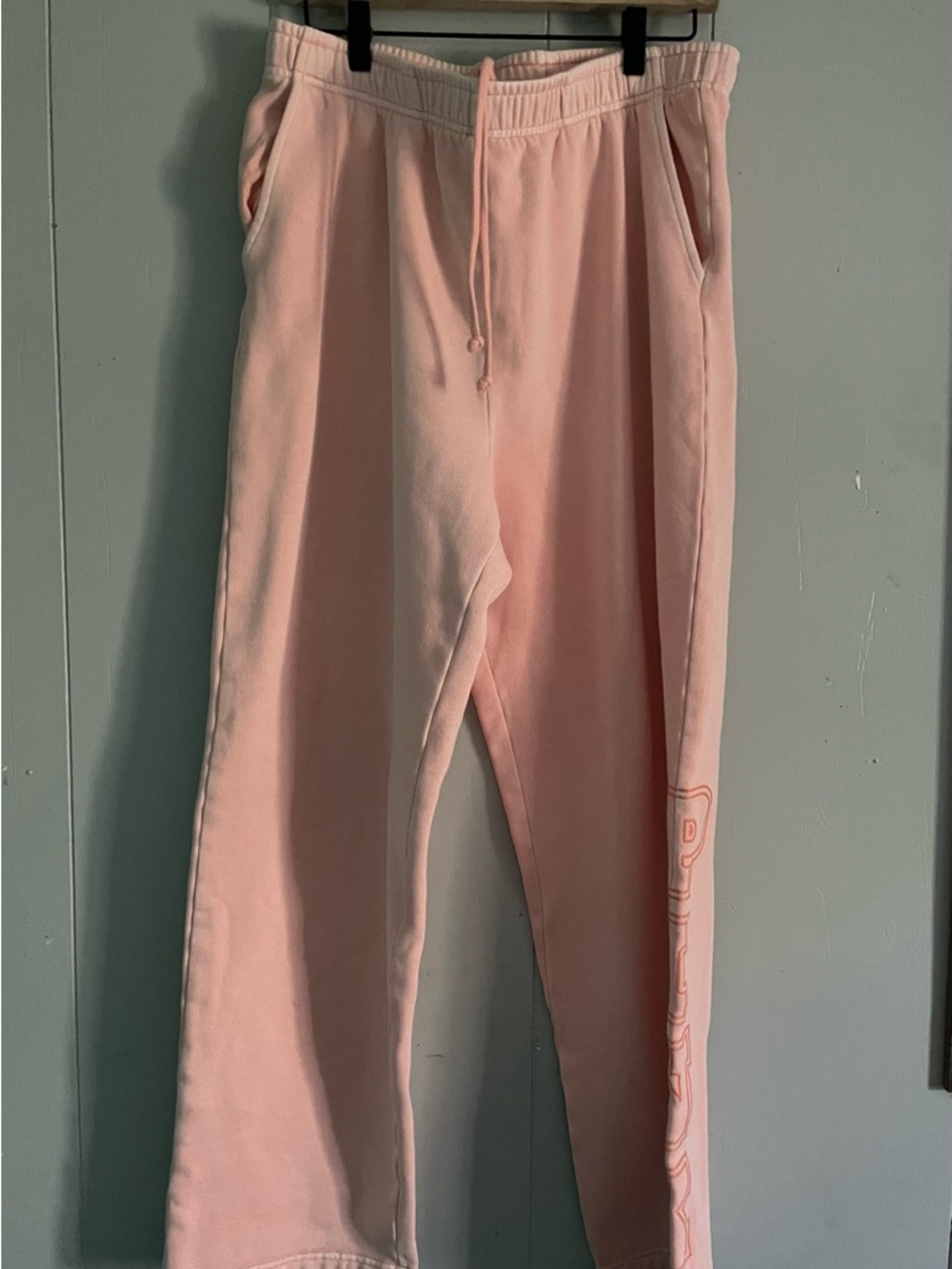PINK Victoria's Secret Soft Peach Drawstring Sweatpants
